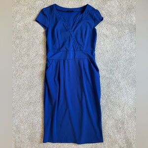 Blue Dress with Pockets